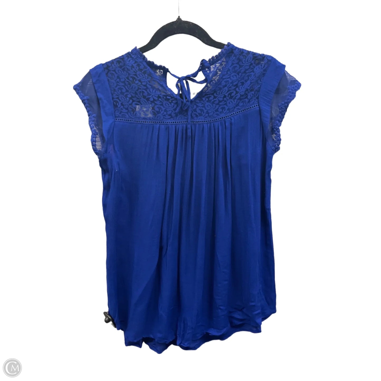 Top Short Sleeve By Clothes Mentor In Blue, Size: S