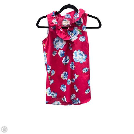 Top Sleeveless By Mudpie In Pink, Size: Xs