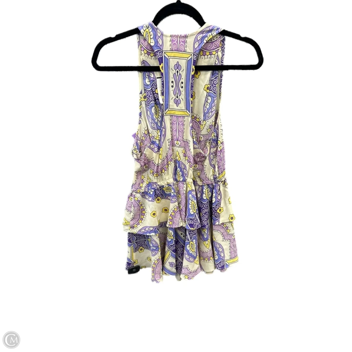 Top Sleeveless By Tracy Reese In Purple & Yellow, Size: S