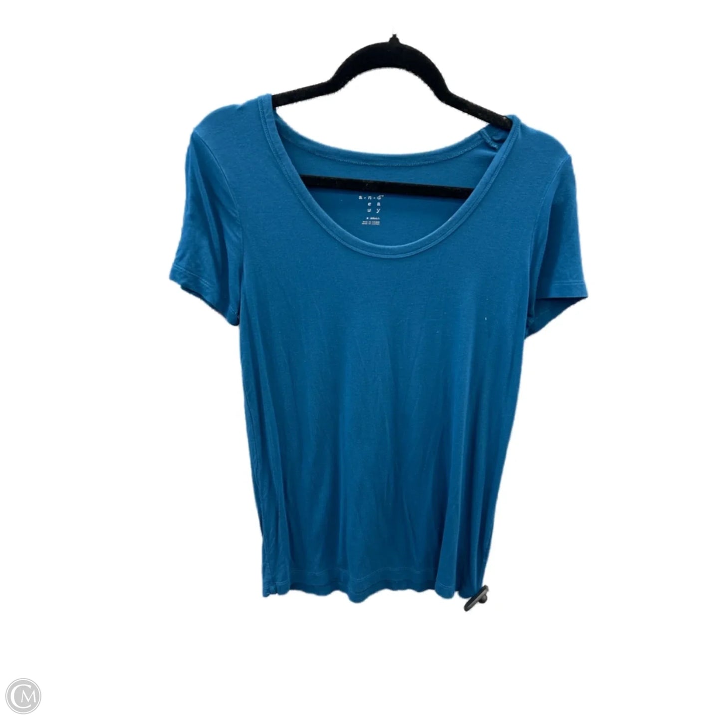 Top Short Sleeve By A New Day In Blue, Size: Xs