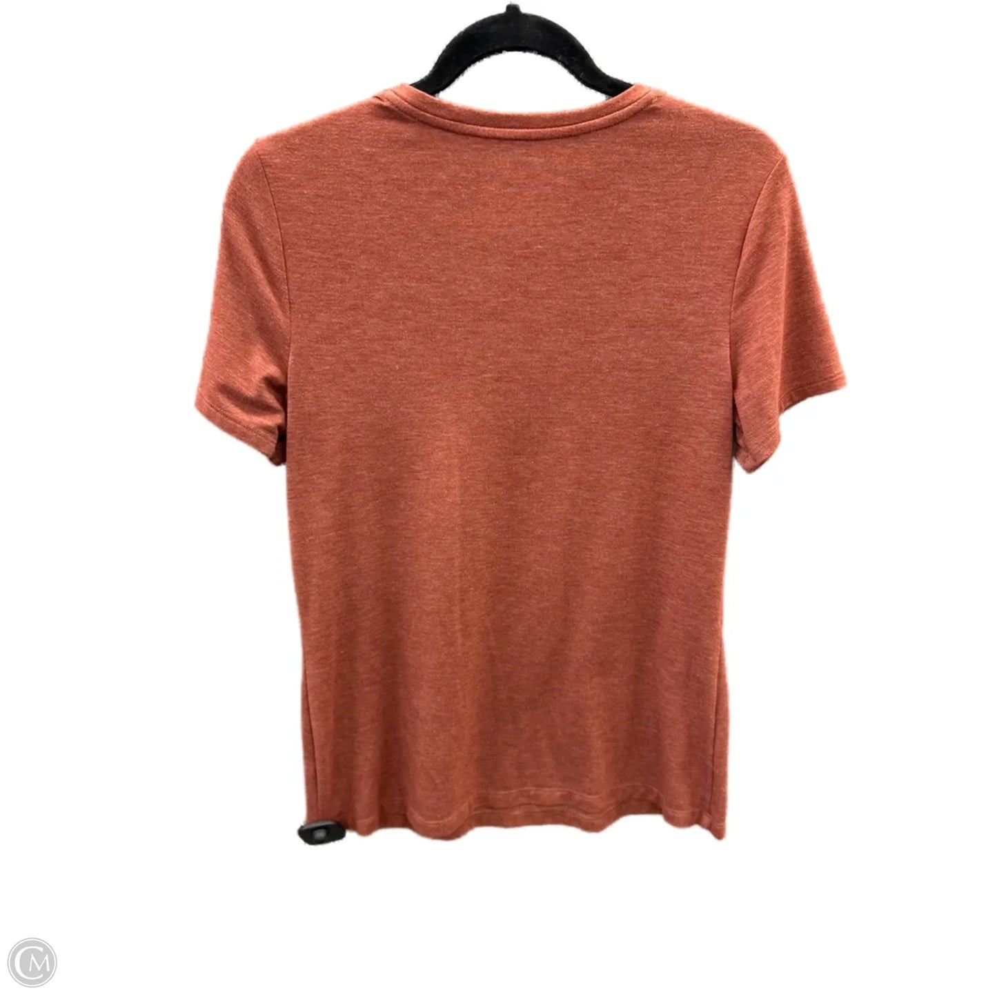 Top Short Sleeve Basic By Apt 9 In Orange, Size: S
