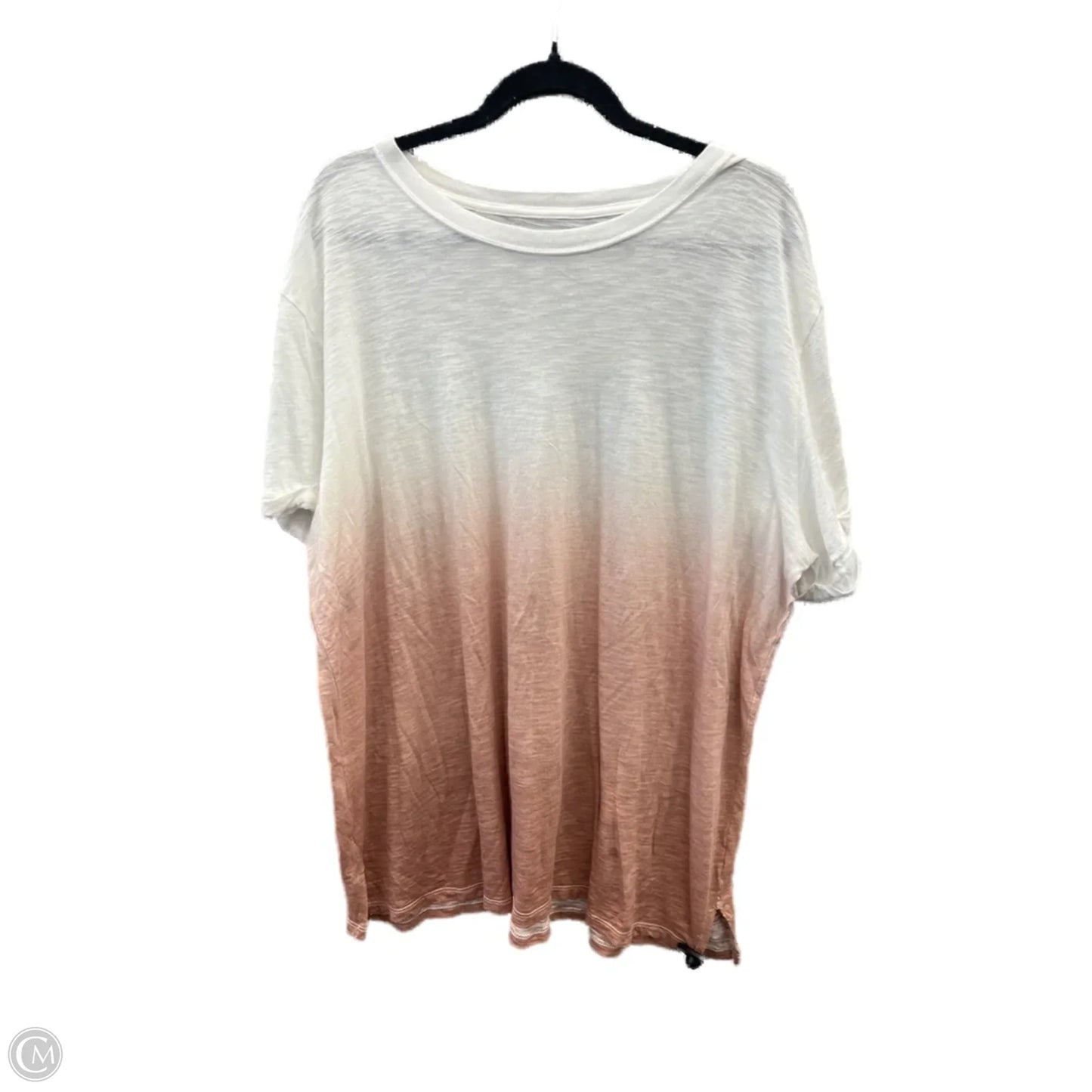 Top Short Sleeve By Maurices In White, Size: Xl