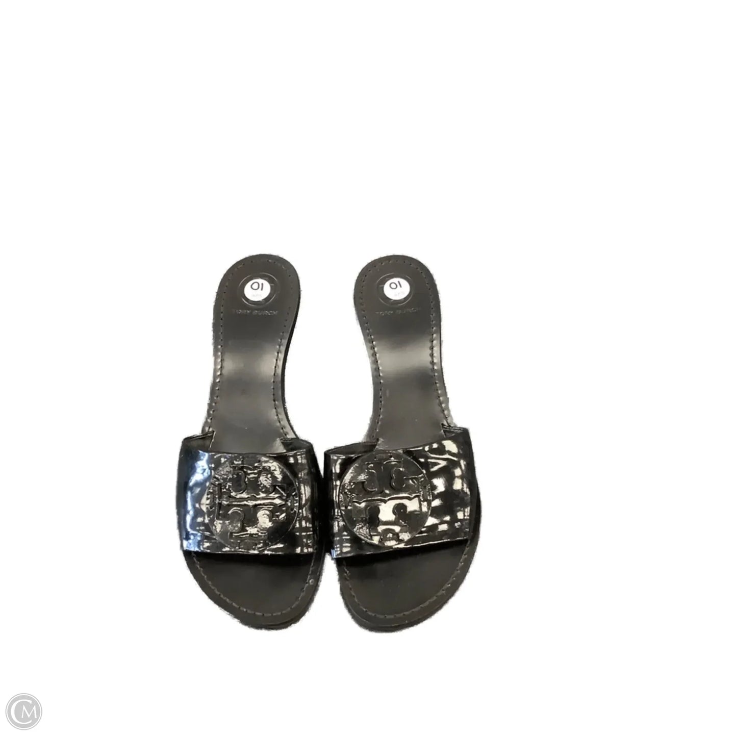 Sandals Designer By Tory Burch In Black, Size: 10