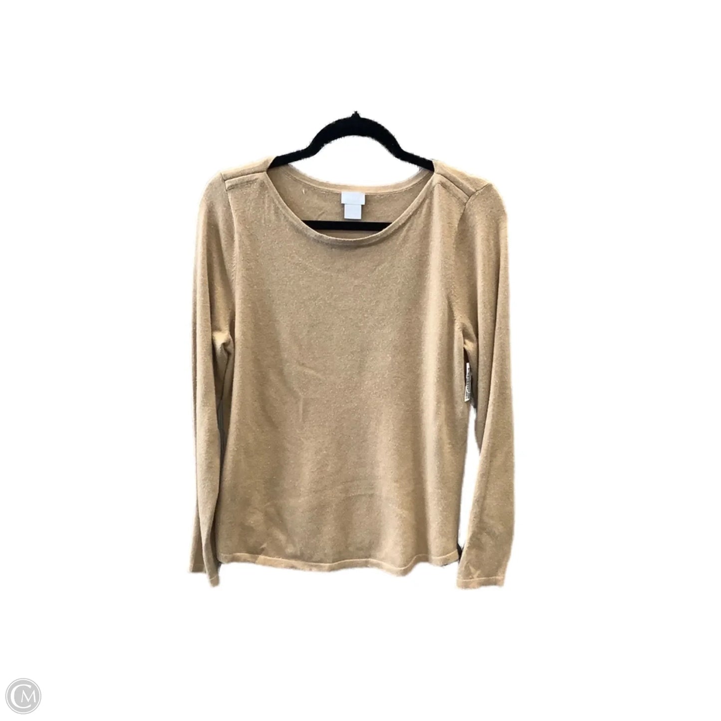 Top Long Sleeve By Chicos In Brown, Size: M