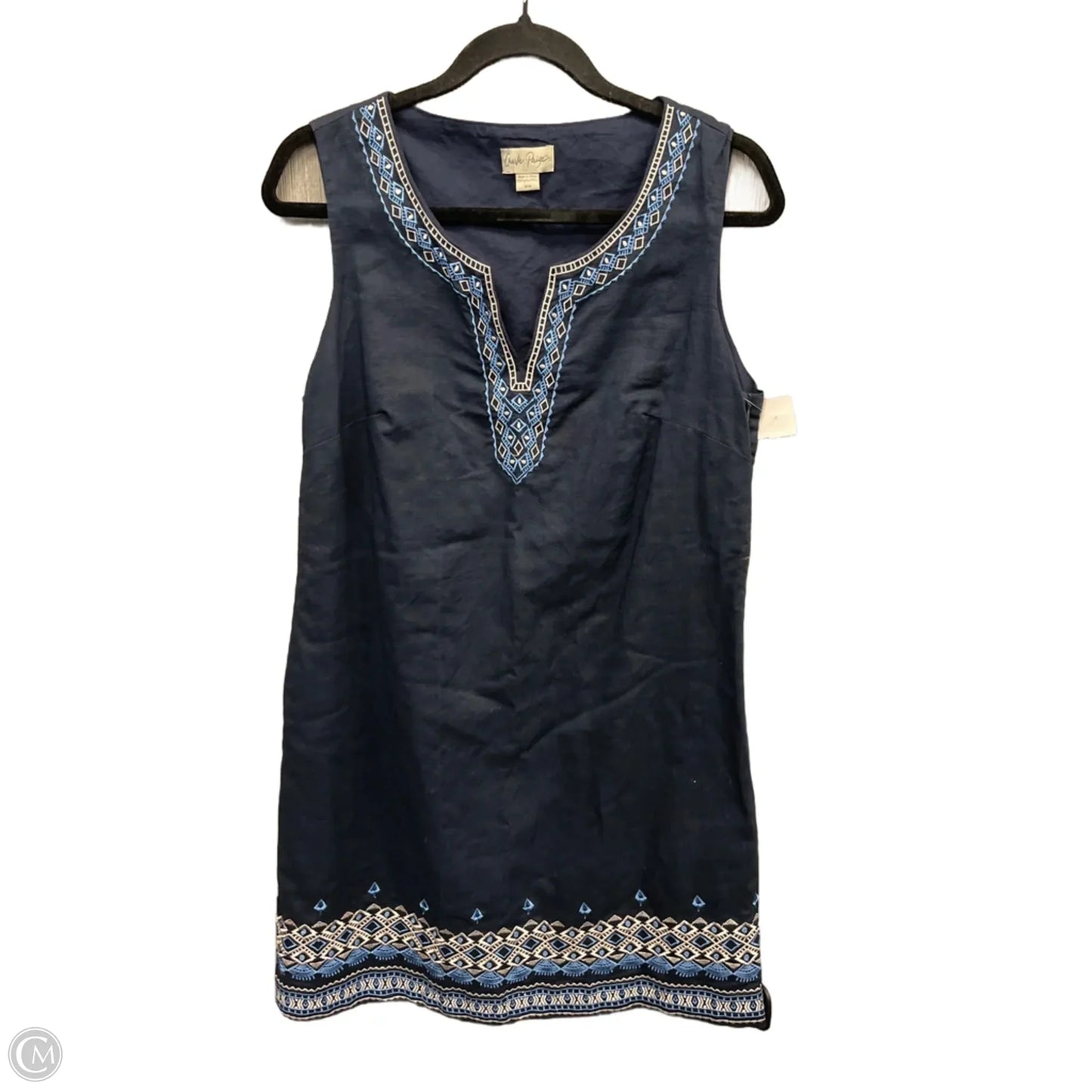 Dress Casual Short By Charlie Paige In Navy, Size: M