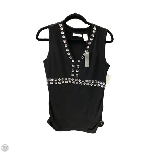Top Sleeveless By Worthington In Black, Size: M