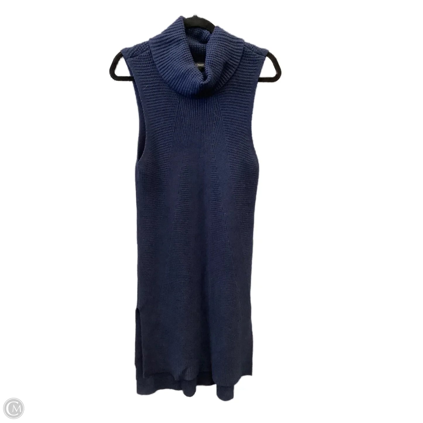 Dress Casual Midi By White House Black Market In Navy, Size: M