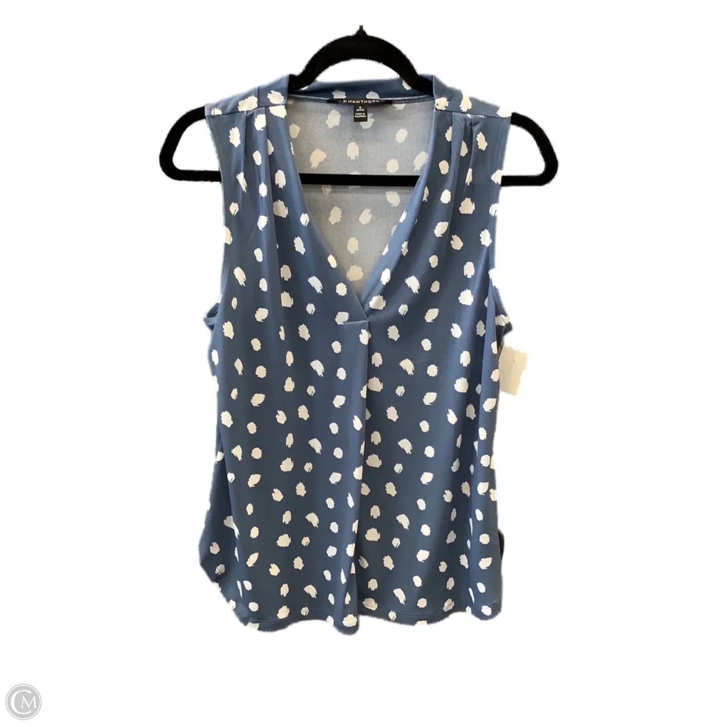 Top Sleeveless By 41 Hawthorn In Blue, Size: Mp