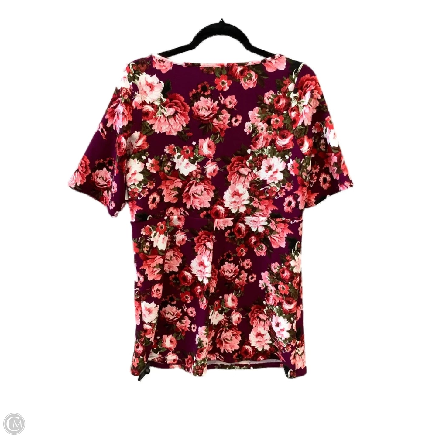 Dress Casual Short By Cme In Maroon, Size: M