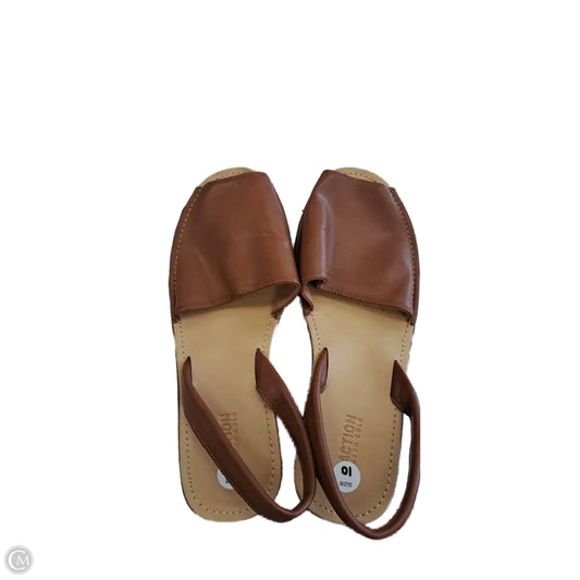 Sandals Heels Wedge By Kenneth Cole Reaction In Brown, Size: 10