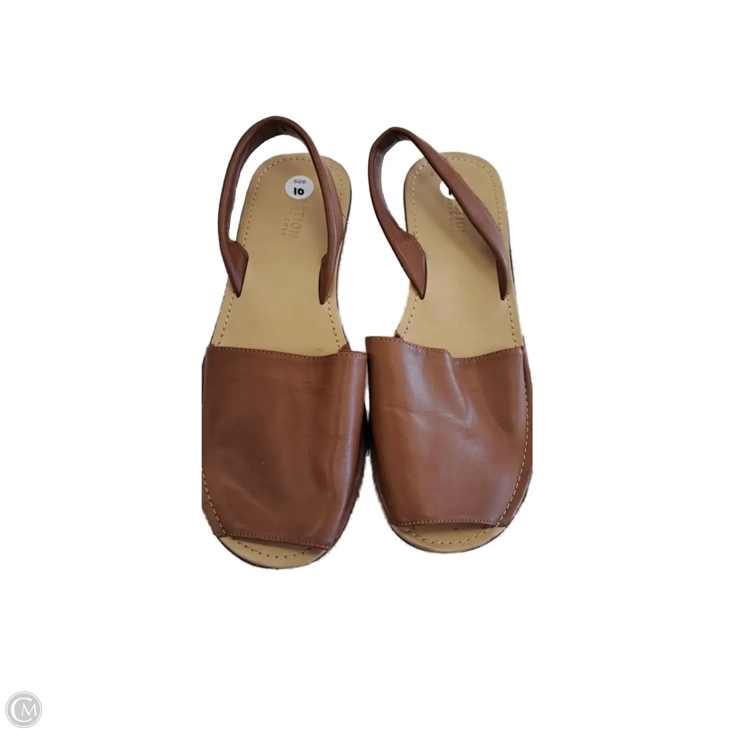 Sandals Heels Wedge By Kenneth Cole Reaction In Brown, Size: 10