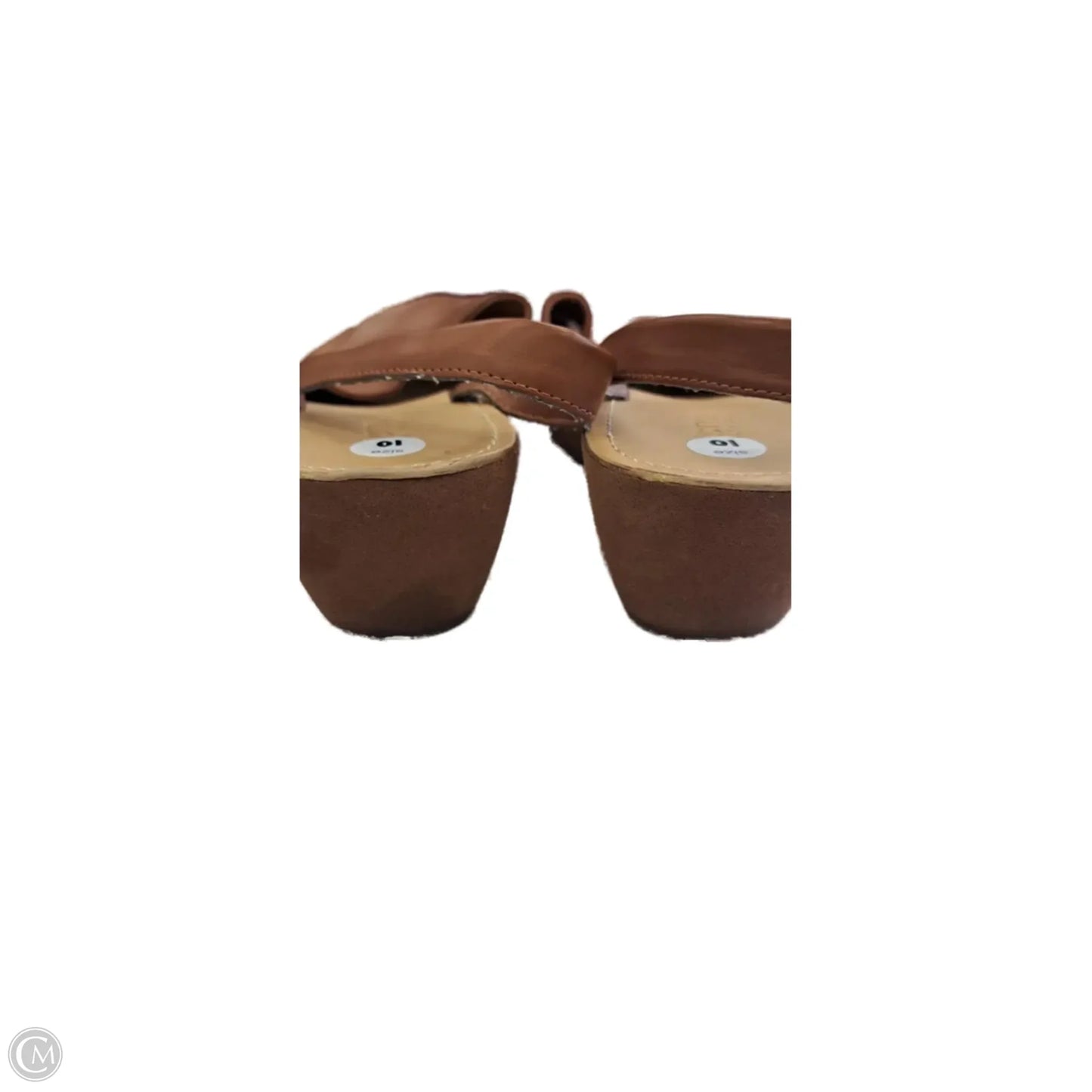 Sandals Heels Wedge By Kenneth Cole Reaction In Brown, Size: 10