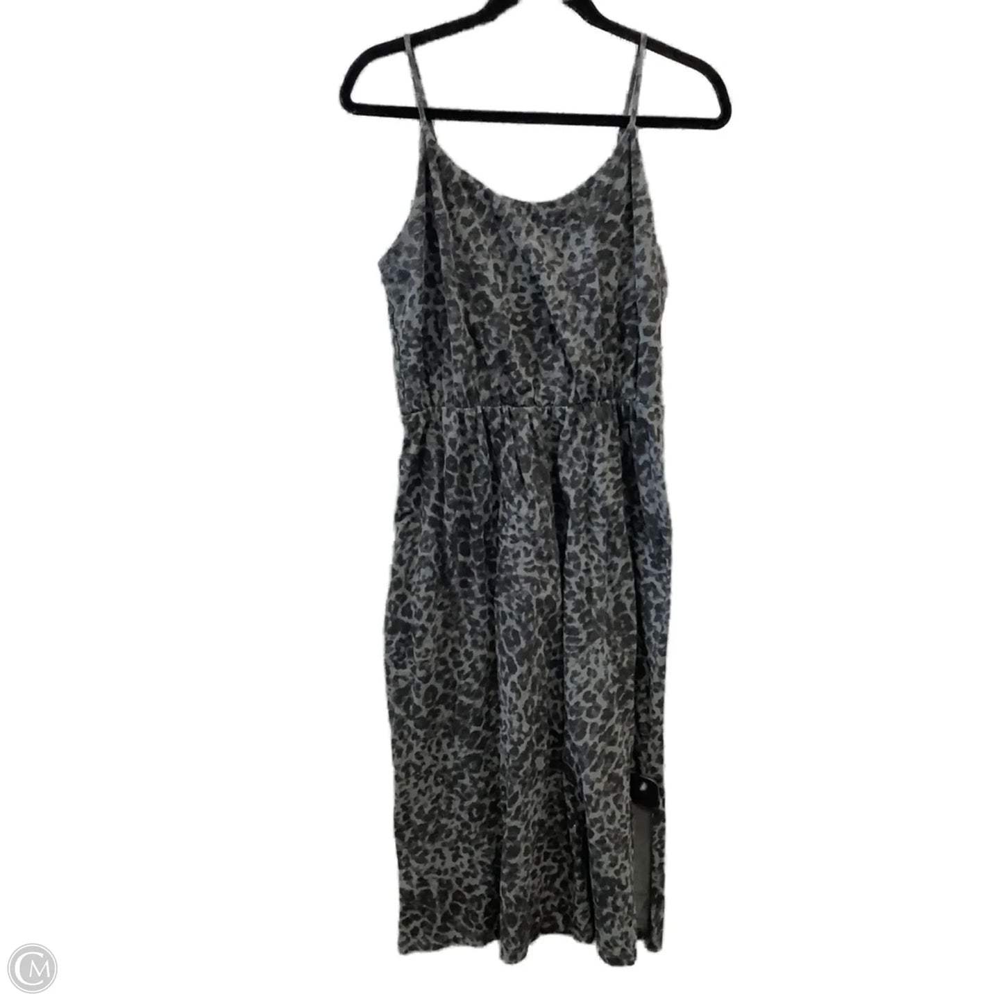 Dress Casual Midi By Old Navy In Grey, Size: M