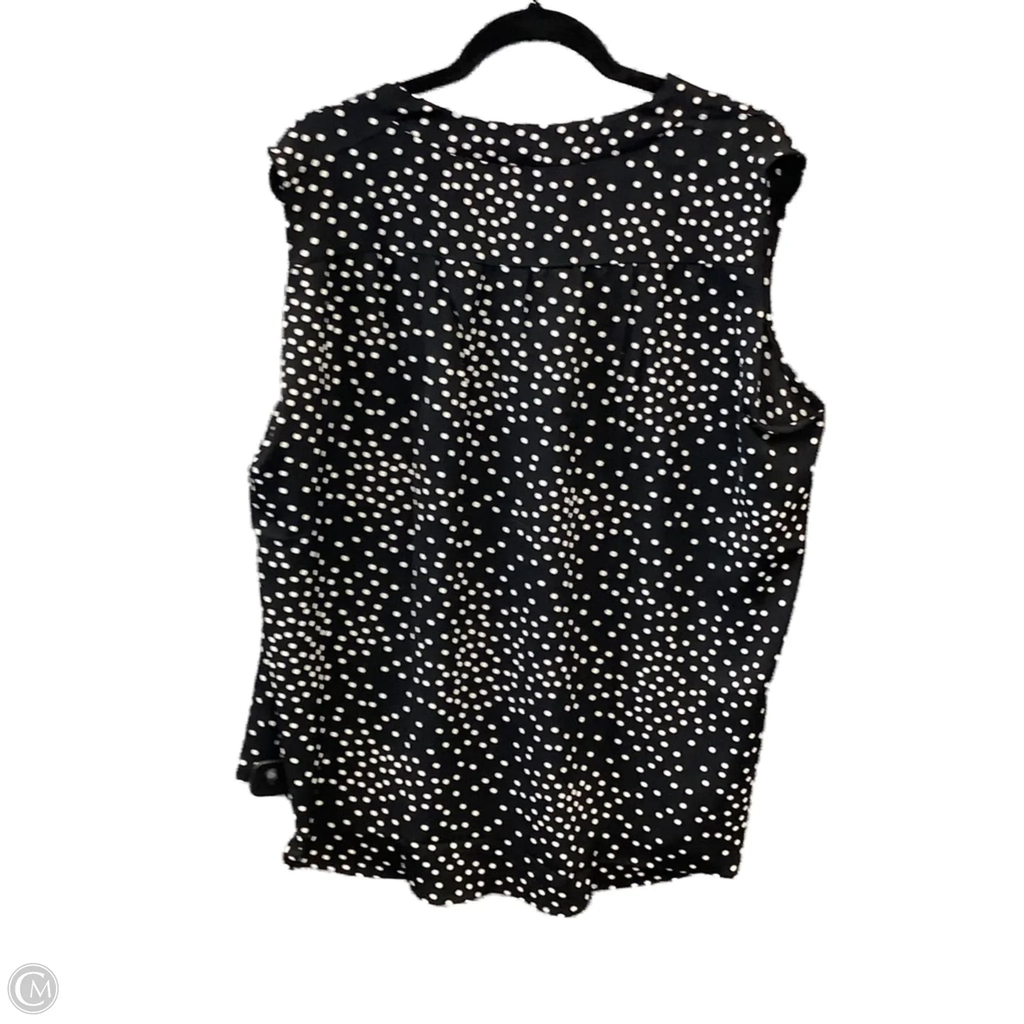 Blouse Sleeveless By Clothes Mentor In Black, Size: 2x