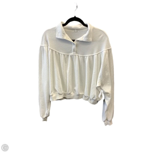 Top Long Sleeve By Aerie In White, Size: Xs