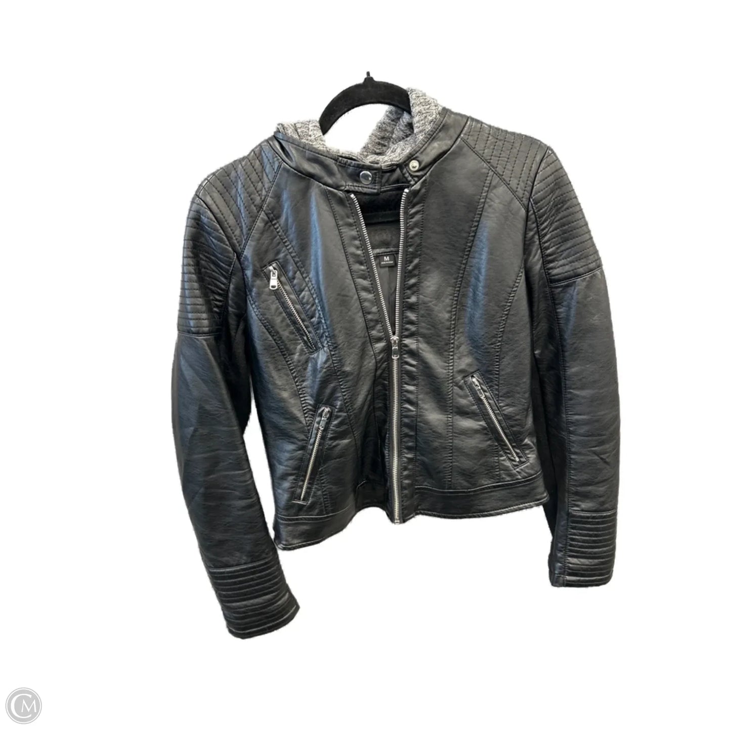 Jacket Moto By Maurices In Black, Size: M