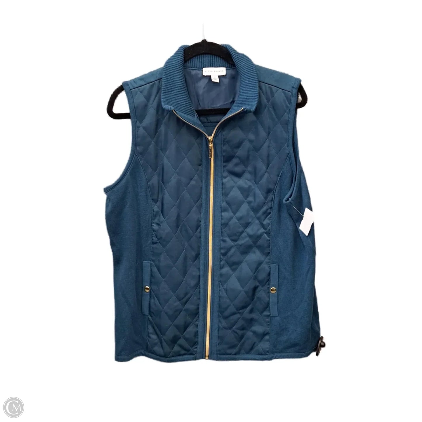 Vest Other By Susan Graver In Teal, Size: L