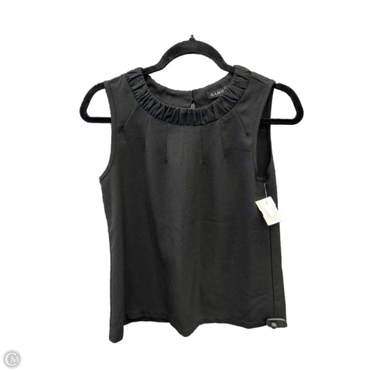 Top Sleeveless By Clothes Mentor In Black, Size: M