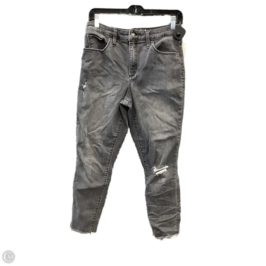 Jeans Skinny By Universal Thread In Black Denim, Size: 10p