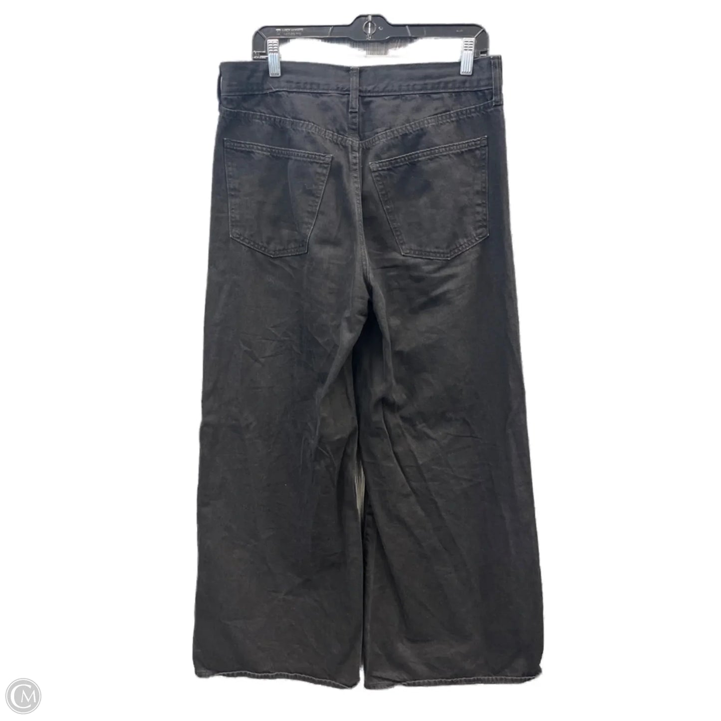 Jeans Wide Leg By Universal Thread In Black Denim, Size: 10
