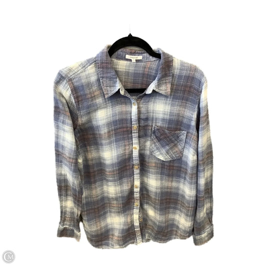 Top Long Sleeve By Maurices In Blue, Size: S