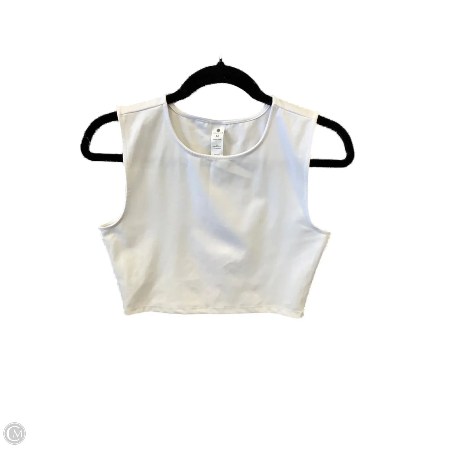 Athletic Tank Top By Yogalicious In White, Size: M