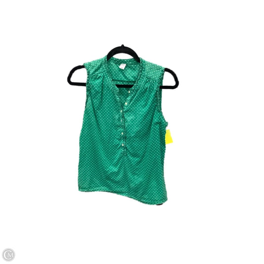 Top Sleeveless By Old Navy In Green, Size: M