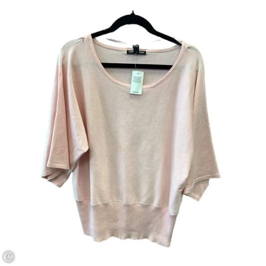 Top 3/4 Sleeve By Cable And Gauge In Pink, Size: 1x