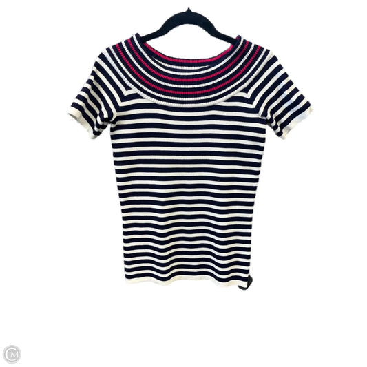 Top Short Sleeve By Ny Collection In Navy, Size: M