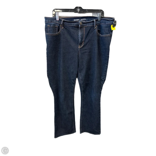Jeans Flared By Old Navy In Blue Denim, Size: 16l
