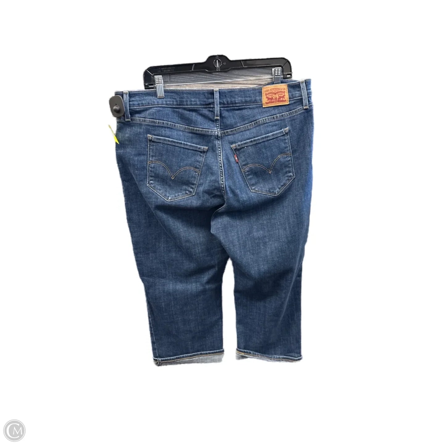 Capris By Levis In Blue Denim, Size: 16