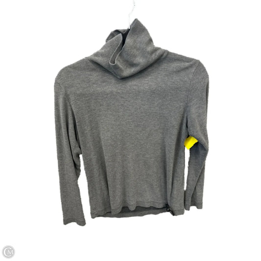 Top Long Sleeve By Uniqlo In Grey, Size: L