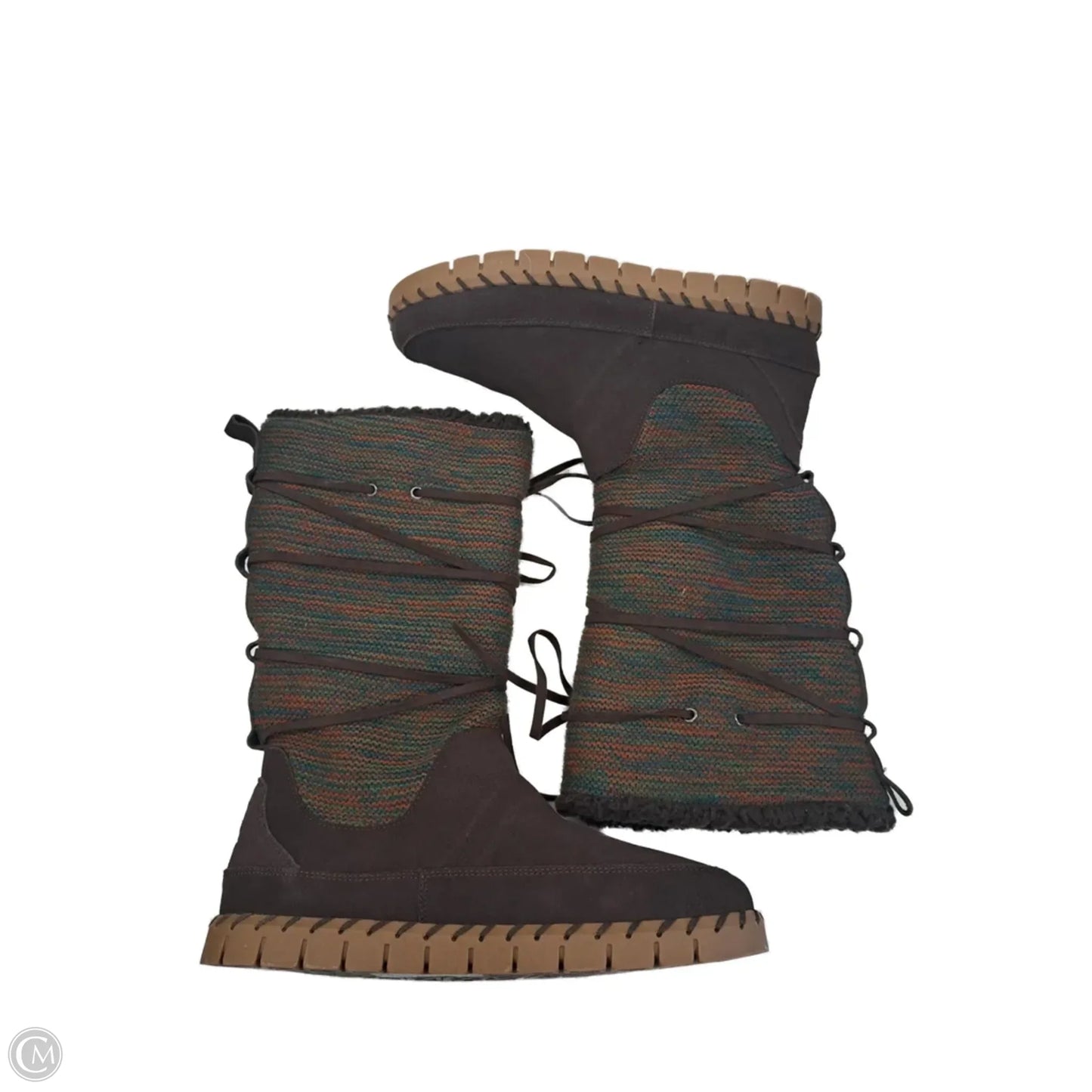 Boots Knee Flats By Muk Luks In Brown, Size: 11