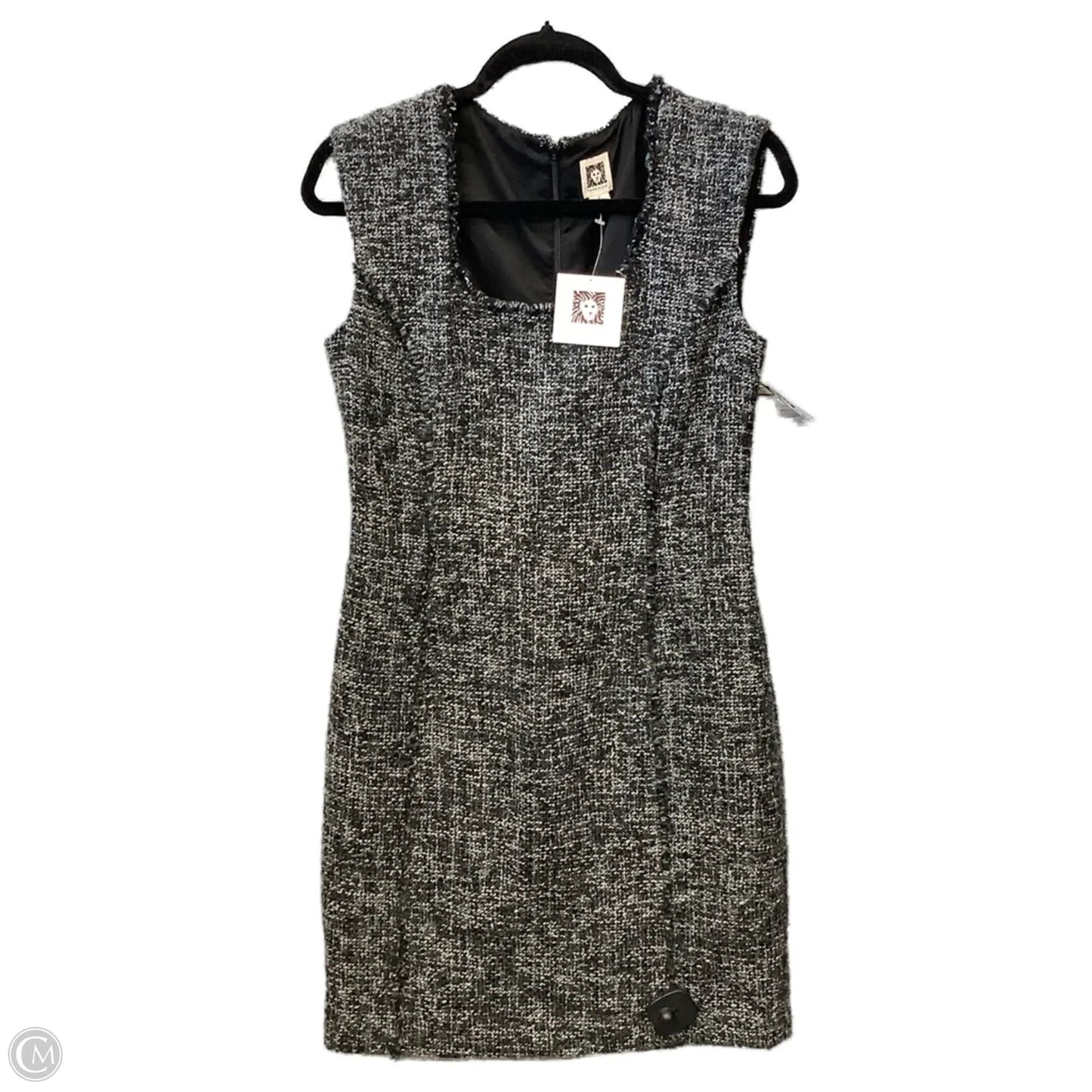 Dress Work By Anne Klein In Grey, Size: M