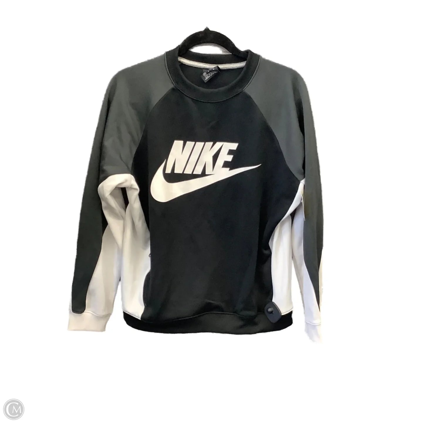 Sweatshirt Crewneck By Nike Apparel In Black, Size: M