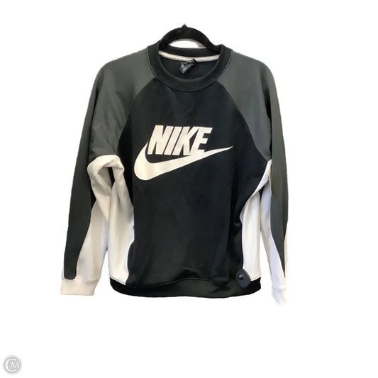 Sweatshirt Crewneck By Nike Apparel In Black, Size: M