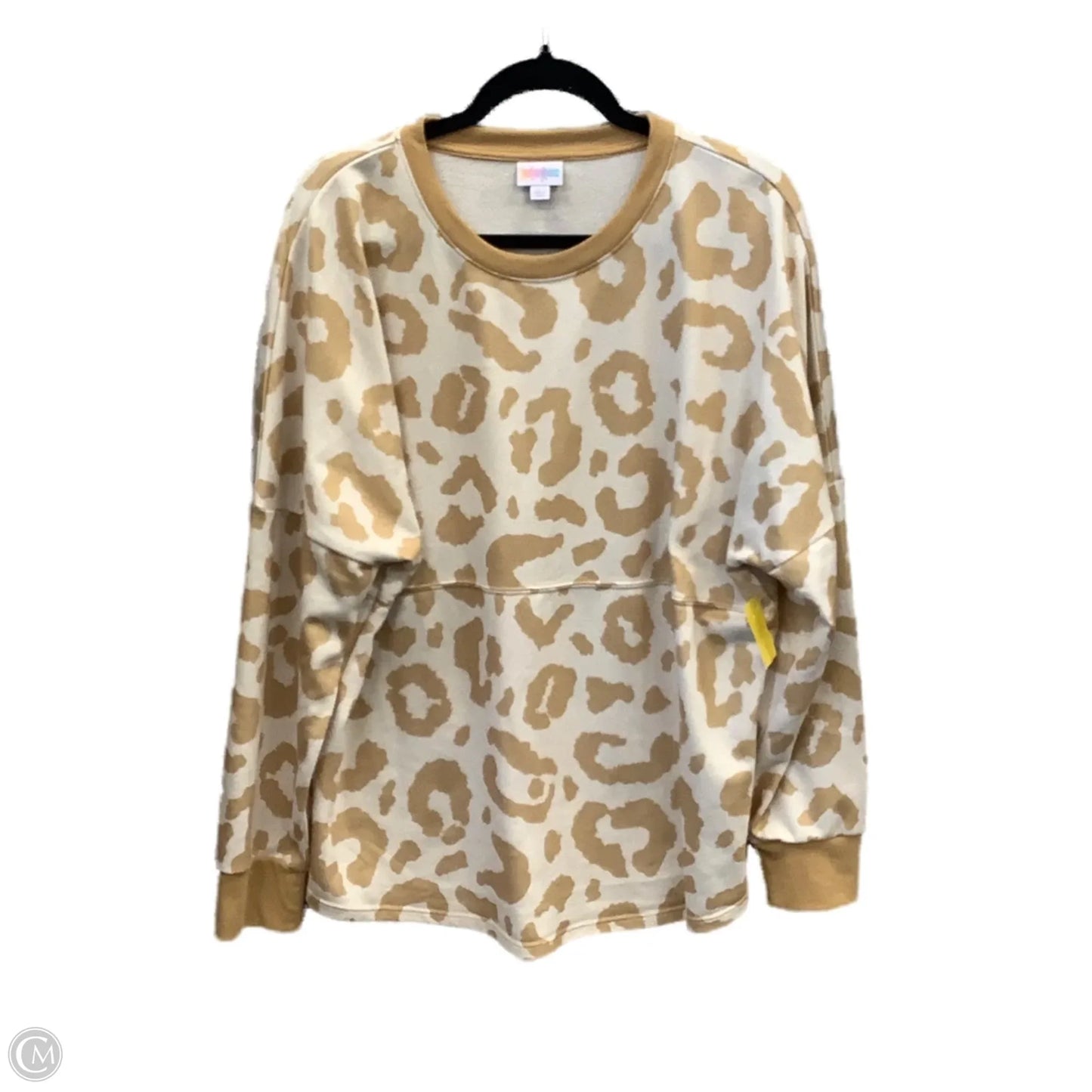 Sweatshirt Crewneck By Lularoe In Yellow, Size: L