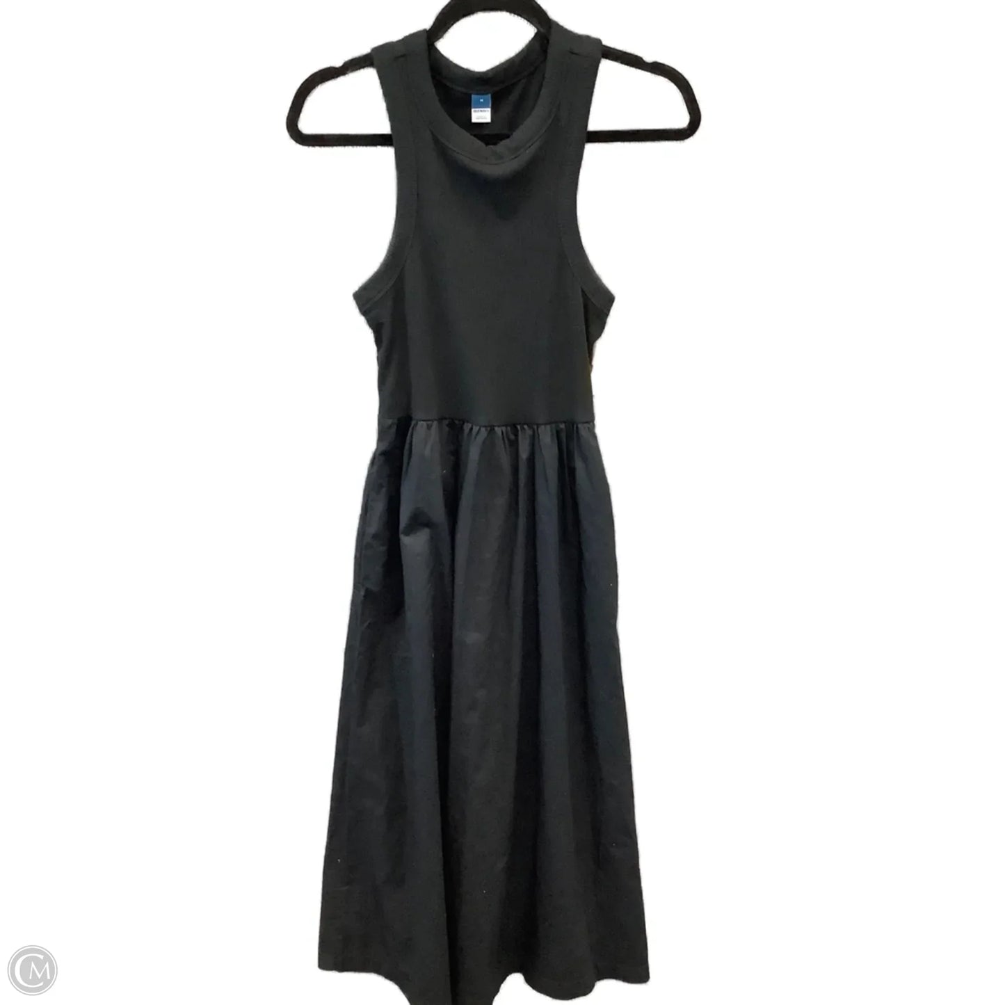 Dress Casual Midi By Old Navy In Black, Size: M