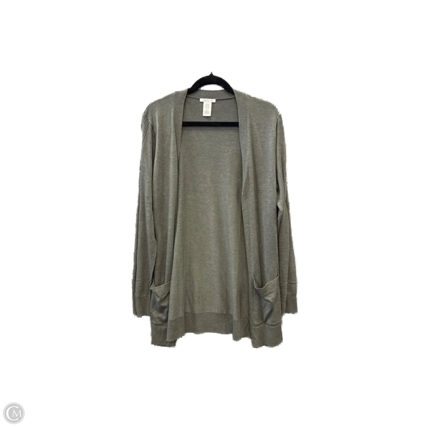 Sweater Cardigan By Matty M In Green, Size: M