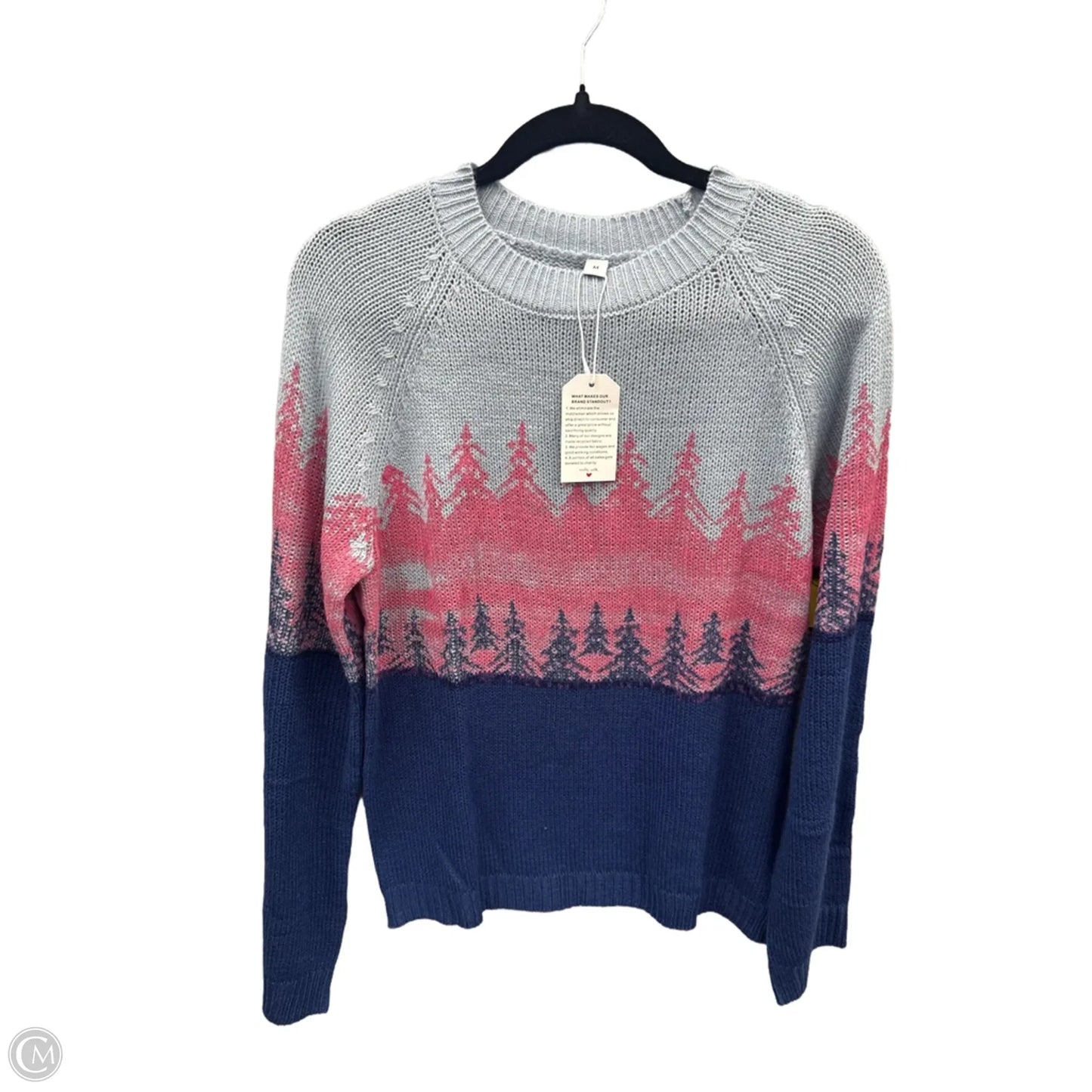 Sweater By Clothes Mentor In Blue, Size: M