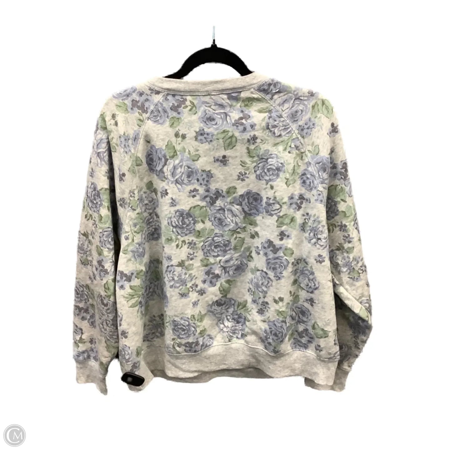 Sweatshirt Crewneck By Old Navy In Grey, Size: Xl