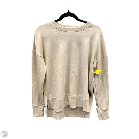 Top Long Sleeve By Time And Tru In Beige, Size: Xs