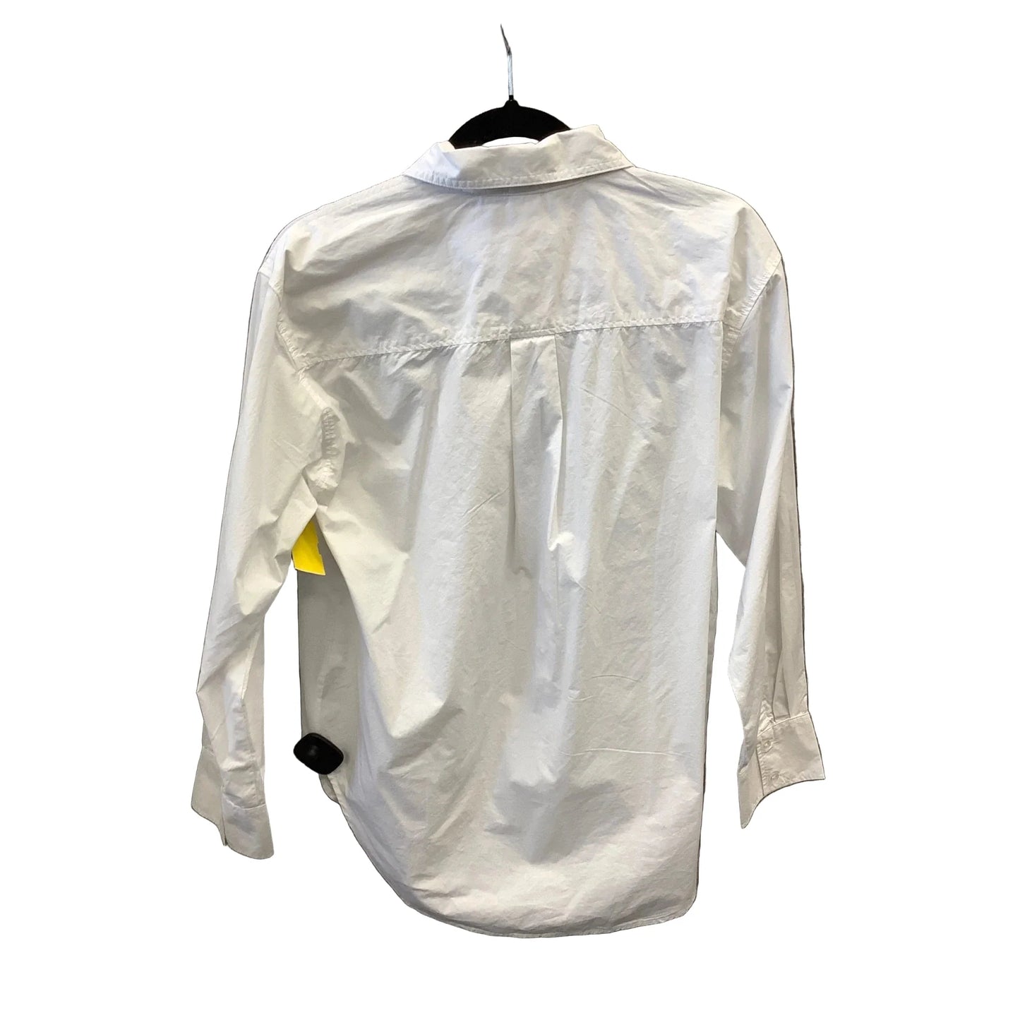 Top Long Sleeve By H&m In White, Size: Xs