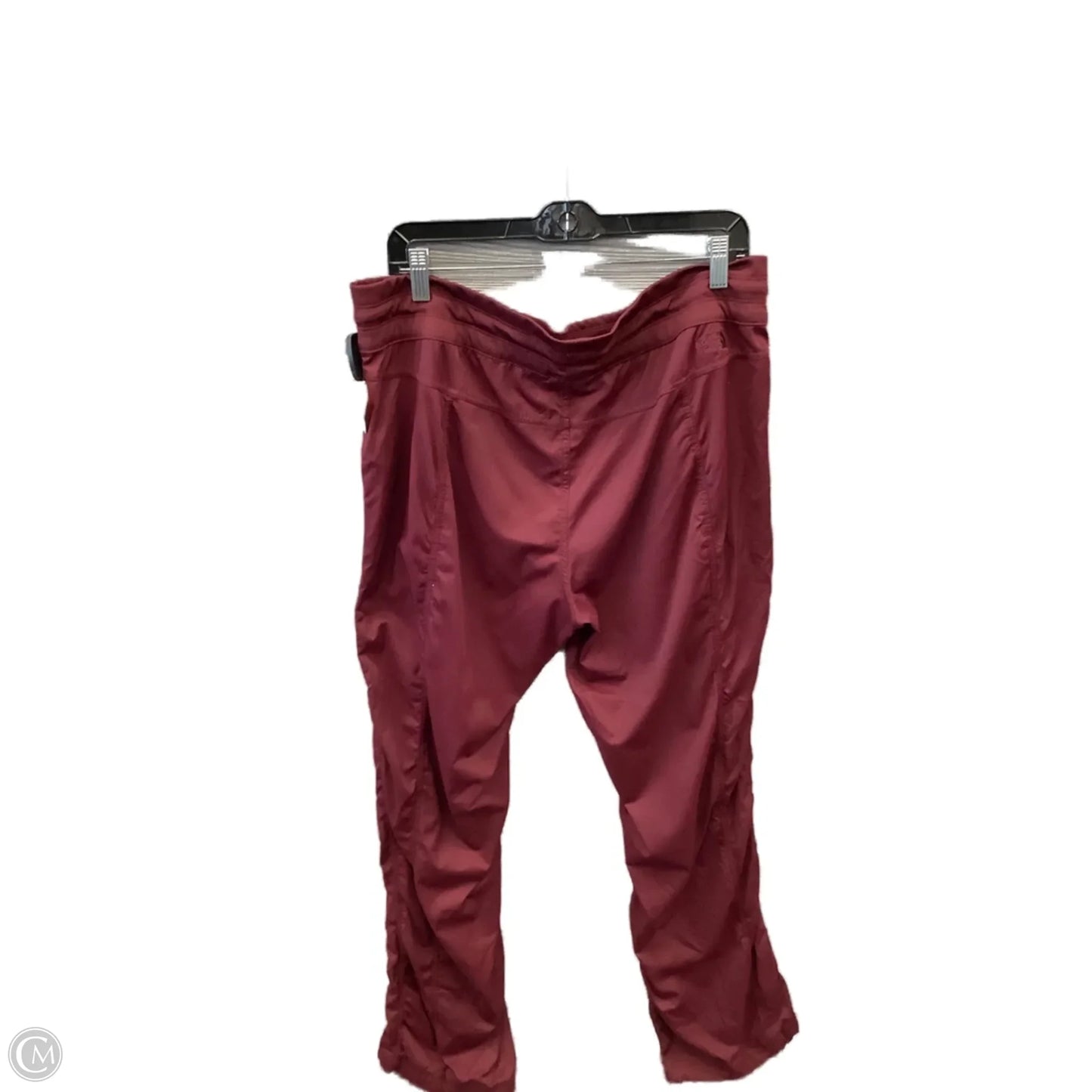 Athletic Pants By The North Face In Maroon, Size: Xl