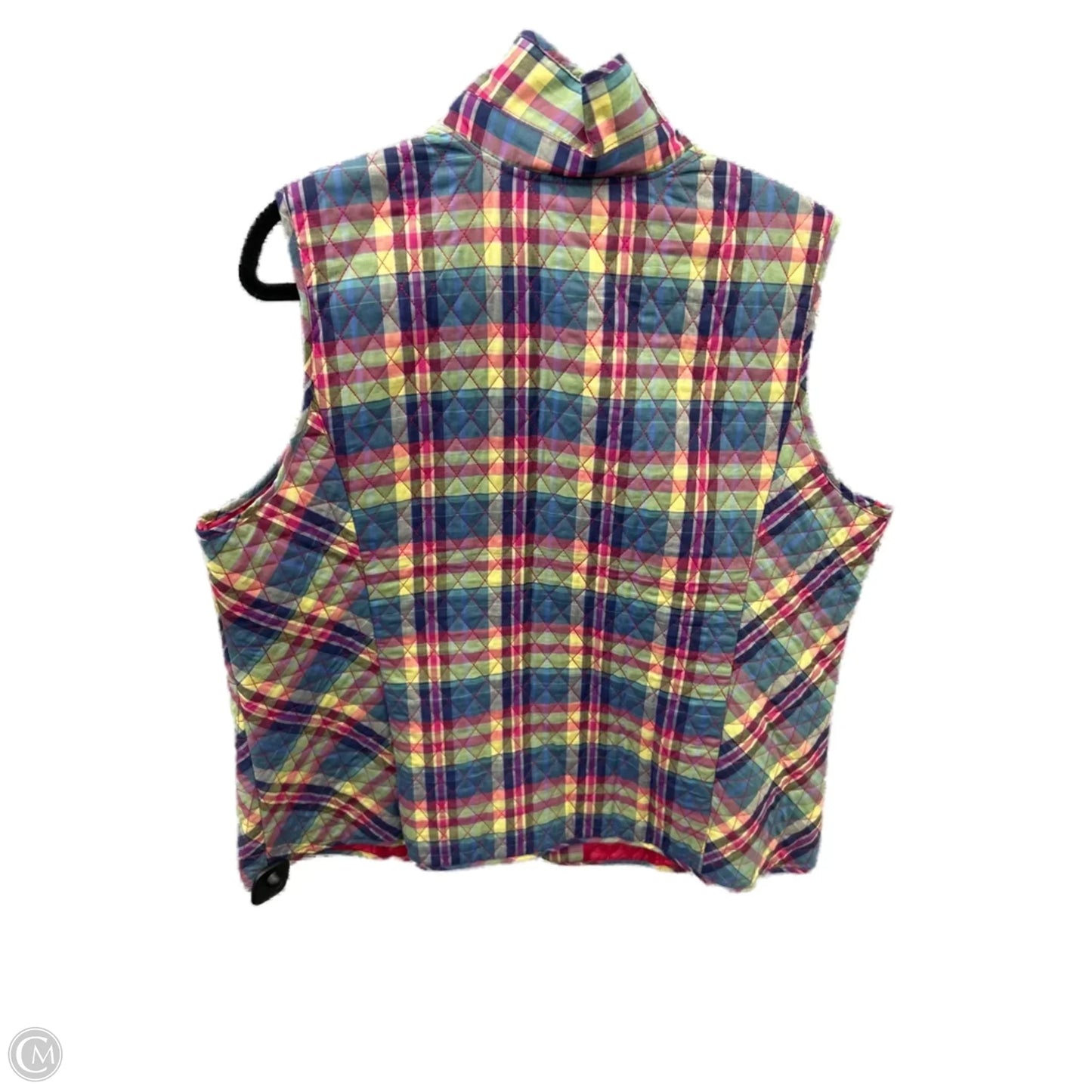 Vest Puffer & Quilted By Cj Banks In Multi-colored, Size: 2x