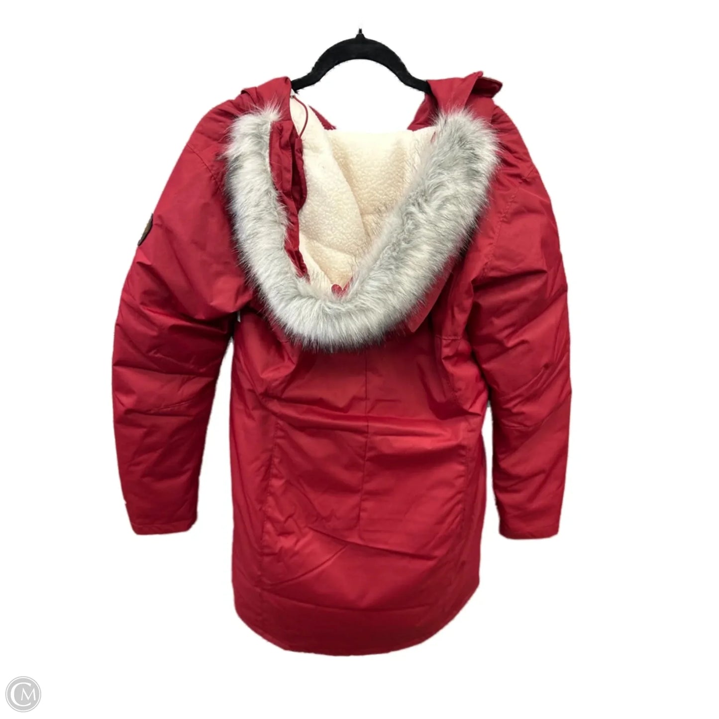 Coat Parka By Columbia In Red, Size: L