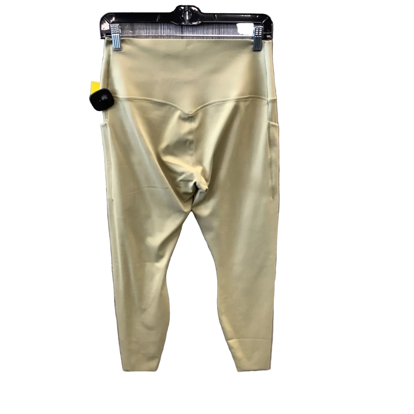 Athletic Leggings By Nike Apparel In Green, Size: L