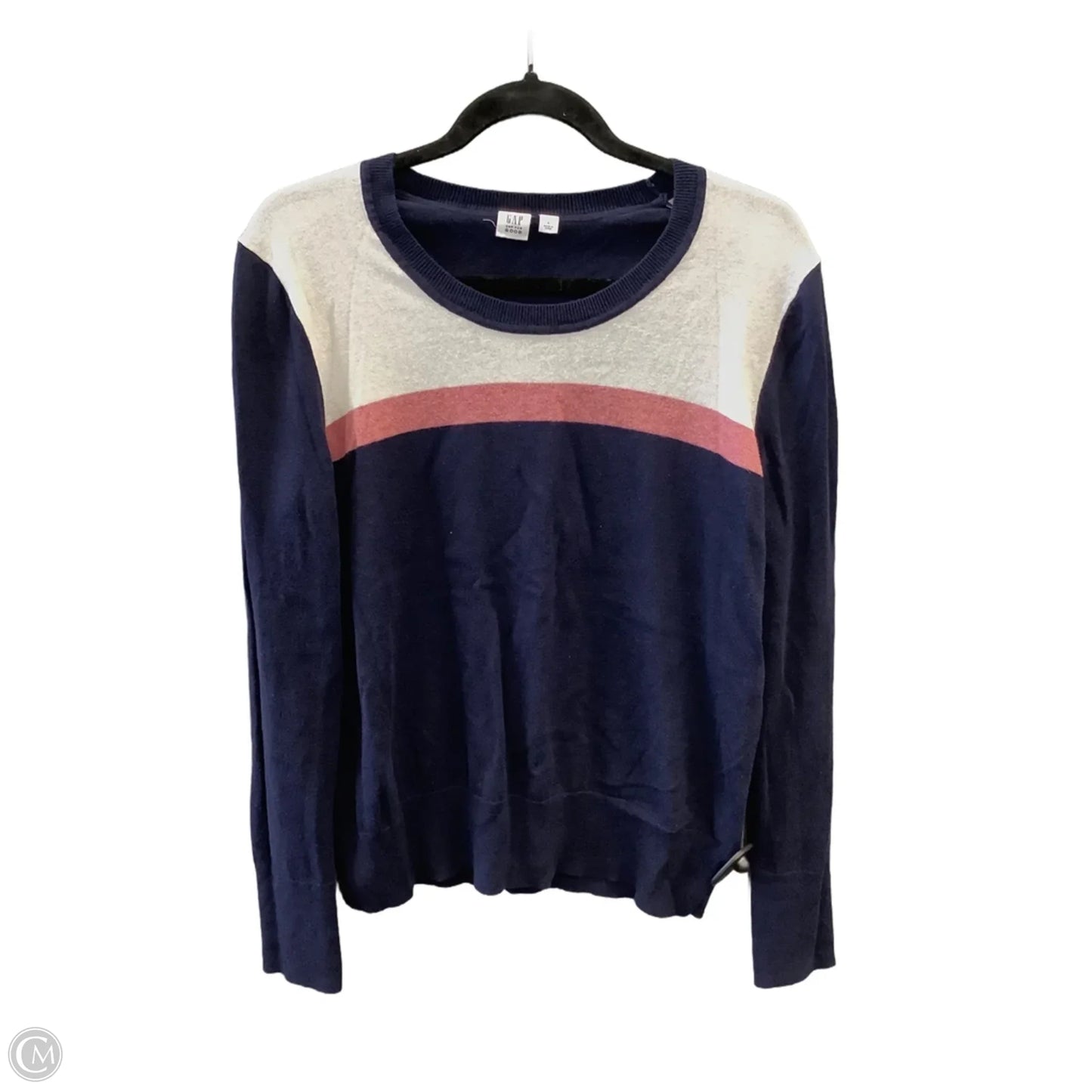 Sweater By Gap In Navy, Size: L