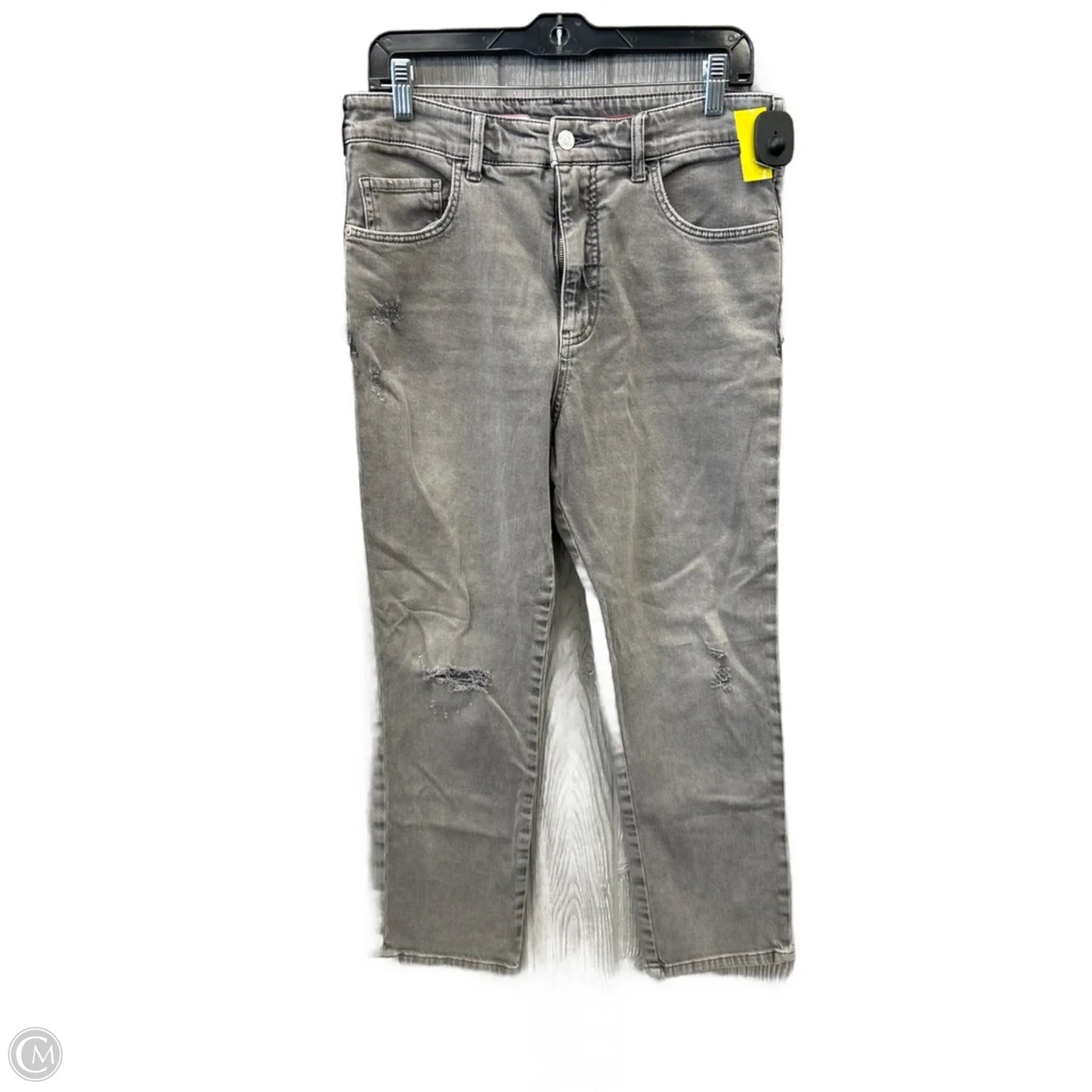 Jeans Straight By Pilcro In Grey Denim, Size: 8