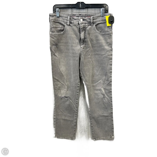 Jeans Straight By Pilcro In Grey Denim, Size: 8